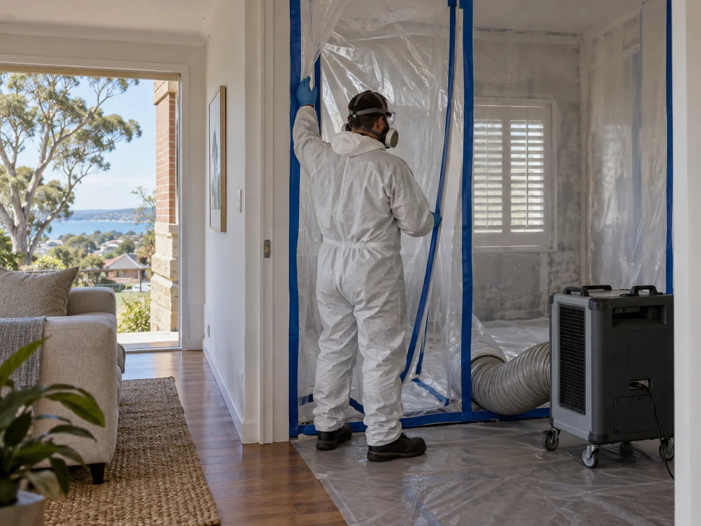 Illustrative mould remediation service in Sydney